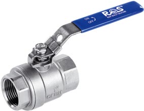 RQS typ BVXF - Zawory kulowe sterowane ręcznie Charakterystyka: Przyłącza: od G ½ do G 2 Ciśnienie maksymalne: 69 bar Wykonanie: CF8M Uszczelnienia: PTFE Sterowanie dźwignia ręczna bar 80 70 60 50 40