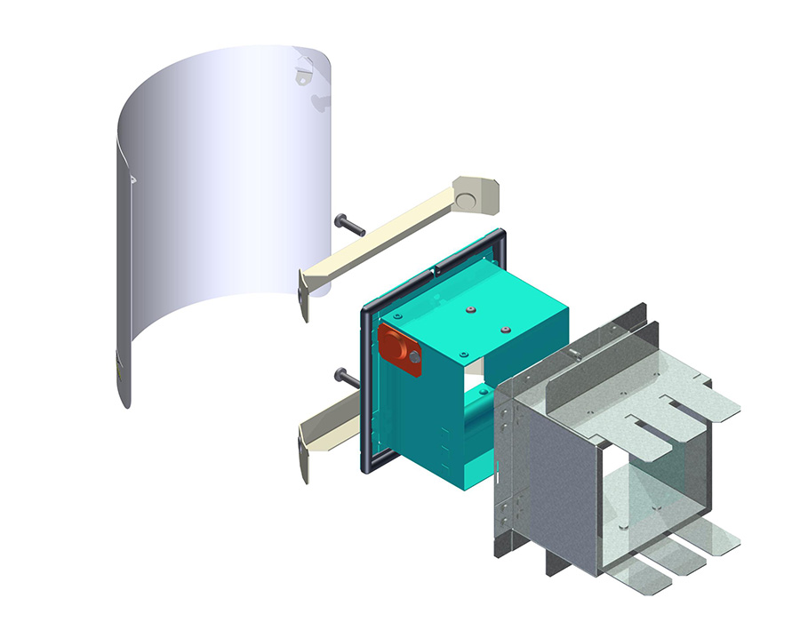 Schiedel Stabiler można montować w pustakach wentylacyjnych Schiedel, w kanale wentylacji grawitacyjnej lub hybrydowej.