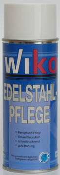 WESP.D400/1/2005 Czyściwa i odtłuszczacze WIKO: ŚRODEK PIĘLĘGNUJĄCY DO STALI SZLACHETNEJ w SPRAYU/ WIKO- Edehstahlpflege Preparat jest specjalnym środkiem czyszczącym i pielęgnacyjnym do wszelkich