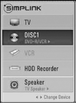 OGLĄDANI TLWIZJI/PRZŁĄCZANI PROGRAMÓW Podłączanie do kina domowego z logo SIMPLINK. Połącz złącze HDMI/DVI IN lub HDMI IN z tyłu telewizora z wyjściem HDMI kina domowego za pomocą kabli HDMI.