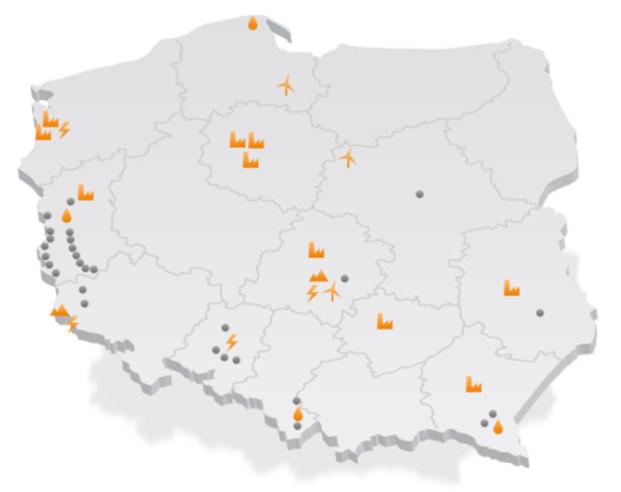 Inwestor PGE Polska Grupa Energetyczna Główne aktywa PGE Lider polskiego rynku (udział w produkcji netto: ~ 41%, udział w dystrybucji: ~ 26%) 12 pozycja na liście