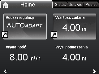 "Ust. alarmów/ostrzeżeń" 3.1.19.12.0.0 Ustawienia alarmów i ostrzeżeń "Usuwanie historii" "Usuwanie rejestru pracy" "Usuw. danych o energii cieplnej" "Usuw. zapisu zużycia energii".
