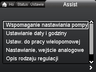 Polski (PL) "Jasność wyświetlania" 8.8 Menu "Assist" Nawigacja "Home" > "Ustawienia" > "Ustawienia ogólne" > "Jasność wyświetlania" "Jasność" 1. Nacisnąć [OK]. 2. Ustawić jasność za pomocą i. 3.