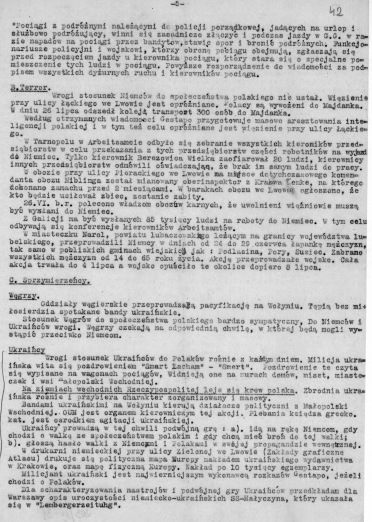 3. Fragment Raportu nr VII 23 lipca 1943 r.