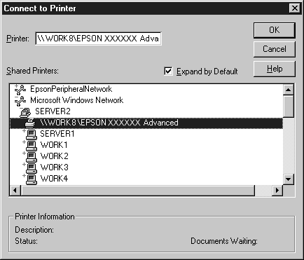 W systemie Windows NT.0 Postępuj zgodnie z poniższymi krokami, aby skonfigurować komputery klienckie z systemem Windows NT.0. Nie będąc administratorem, możesz zainstalować sterownik drukarki dla udostępnionej drukarki, jeśli posiadasz prawa użytkownika zaawansowanego lub większe.