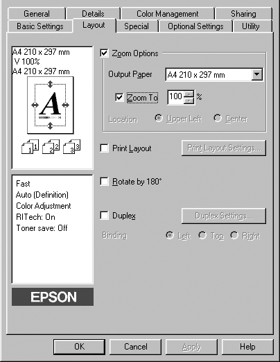 Zmienianie rozmiaru stron o określony procent 1. Kliknij kartę Layout (Układ).. Zaznacz pole wyboru Zoom Options (Opcje powiększania).