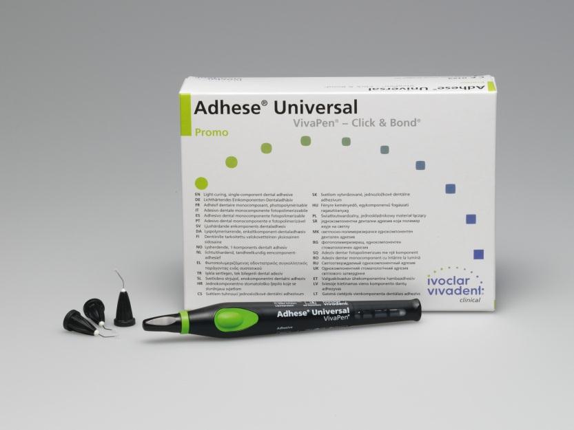 1 x Adhese Universal Promo VivaPen SPECJALNA CENA 275 zł Rekomendowana cena specjalna* Zestaw zawiera: 1 x Adhese Universal VivaPen 2ml