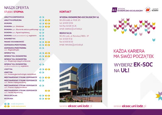WYDZIAŁ EKONOMICZNO-SOCJOLOGICZNY UŁ SYSTEM IDENTYFIKACJI