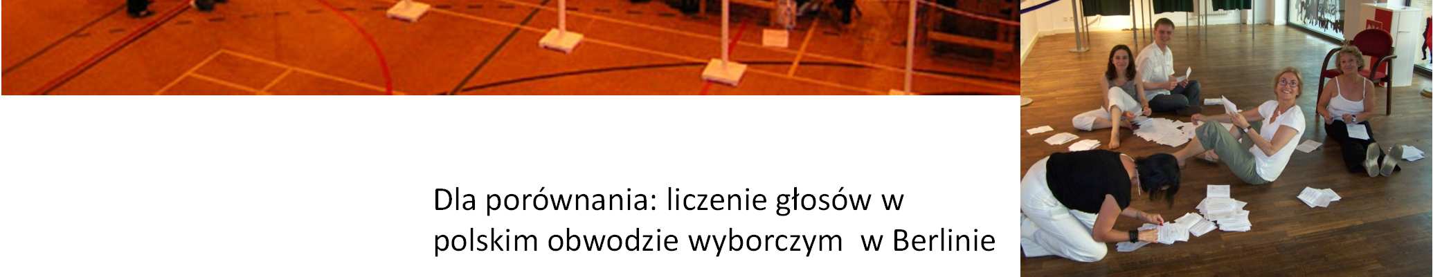 OBYWATELSKIE WYBORY Decentralizacja: wynik określają obywatele w okręgu Liczenie głosów w