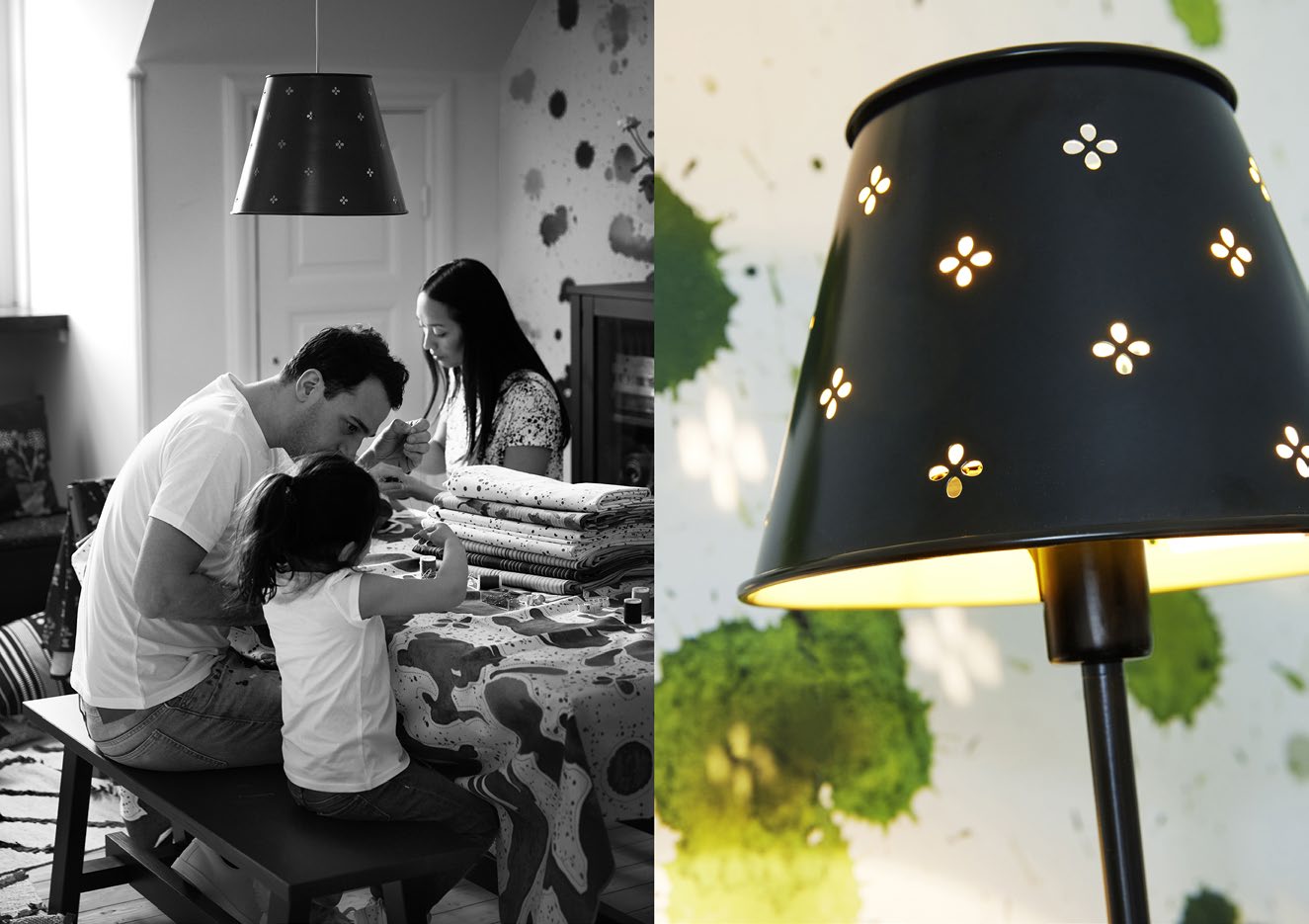 PH137887 SÄLLSKAP klosz lampy 59,99 Ø32, W25 cm. 203.334.56 Rozświetl swoje życie przy pomocy czterolistnej koniczyny.