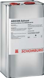 ADICOR -Solvent Specjalny rozpuszczalnik do ADICOR -2K-PU ADICOR -1K-PU Środek gruntujący dla ADICOR -2K-PU ADICOR -2K-PU Dekoracyjna powłoka ochronna do basenów ADICOR -Solvent jako rozpuszczalnik