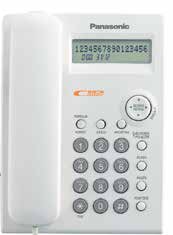 TELEFONY KX-TS 500 29-100-PAN0500-000 Regulacja głośności dzwonka, regulacja głośności w słuchawce, powtarzanie ostatniego numeru, tonowe lub impulsowe wybieranie numerów, możliwość montażu na