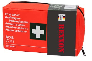 APTECZKA DIN MINI Opaska elastyczna 4mx6cm 2szt., 4mx8cm 1szt. Plaster z opatrunkiem 10x6cm 1szt., Mały 2szt. Plaster na szpulce 5mx1,25cm 1szt. Chusta trójkątna 96x96x136cm 1szt.