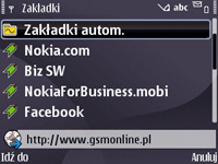 Przeglądarka Seryjnie zainstalowana przeglądarka radzi sobie praktycznie z każdą stroną internetową, którą zechcemy otworzyć,