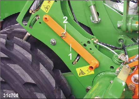 Budowa i działanie 5.4 Hydrauliczny hamulec roboczy Maszyna Cirrus może być wyposażona w hydrauliczny, roboczy układ hamulcowy.