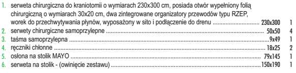 Czy Zamawiający dopuści zaoferowanie zestawu do kraniotomii w składzie: Produkt posiada min. jedną naklejkę do dokumentacji z LOT, REF i datą waŝności. Odp. Nie, Zamawiający nie dopuszcza.