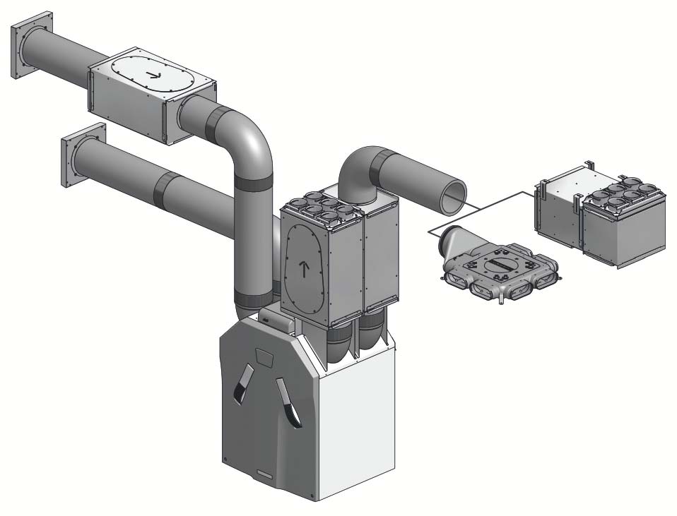 Zehnder ComfoWell - modułowy system przyłączeniowy do jednostek ComfoAir Zehnder ComfoWell - modułowy system przyłączeniowy. W ofercie dostępnych jest 5 zestawów ComfoWell.