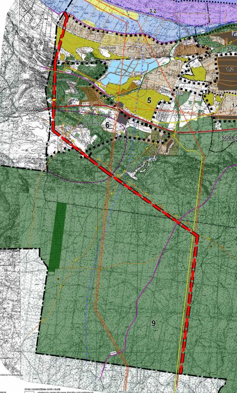 Prognoza oddziaływania na środowisko projektu m.p.z.p. na terenie gminy Solec Kujawski ( ) - Geofabryka 20 Rysunek 10.