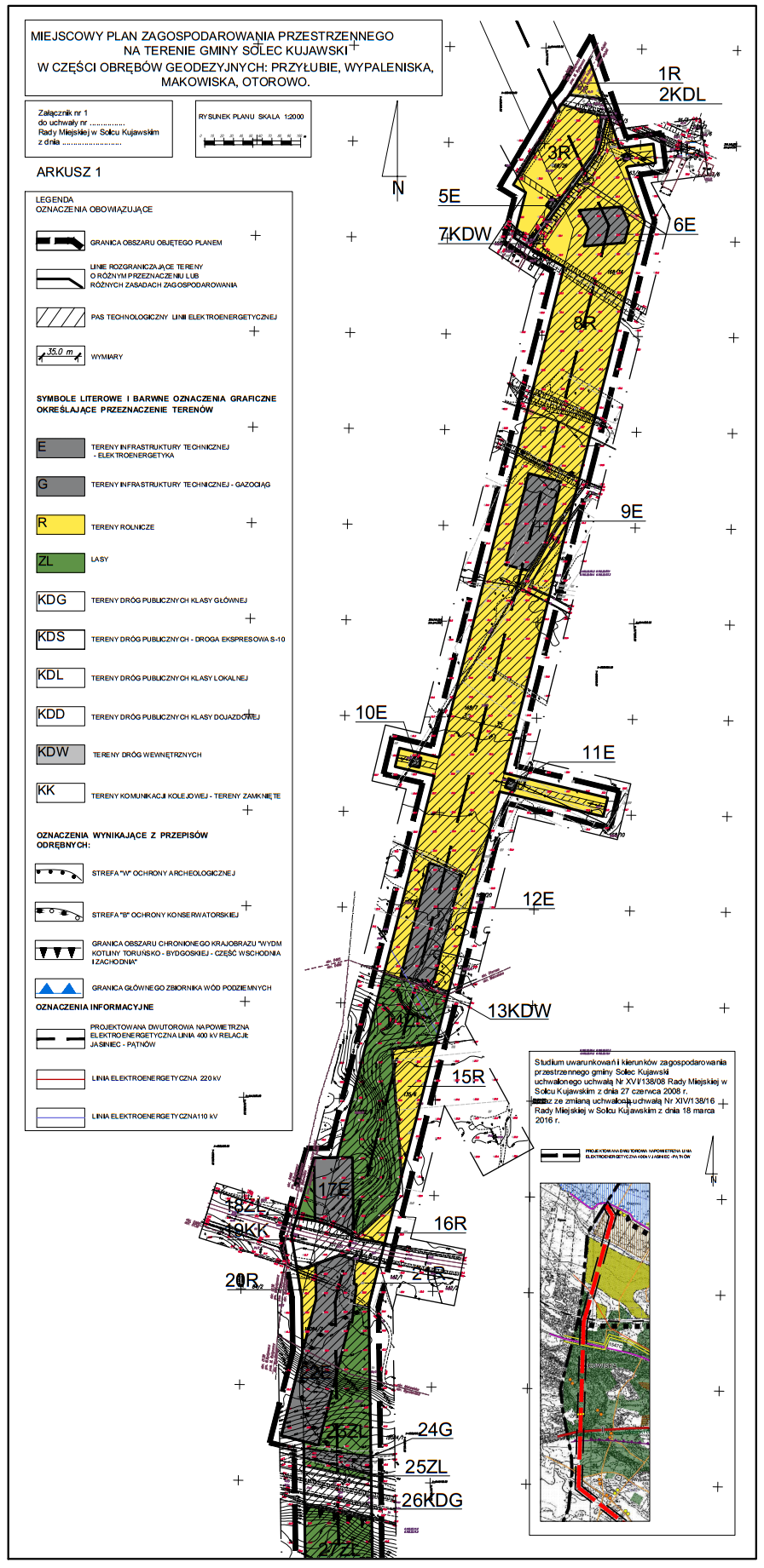 Prognoza oddziaływania na środowisko projektu m.p.z.p. na terenie gminy Solec Kujawski ( ) - Geofabryka Rysunek 1.