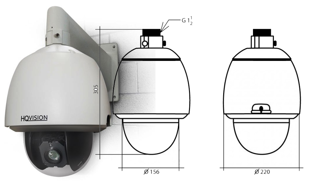 Specyfikacja techniczna Model Sensor obrazu Efektywna ilość pikseli Czułość Balans bieli AGC S/N Ratio Stosunek sygnał/szum BLC Efekt migawki Dzień/Noc Regulacja ostrości Zakres regulacji Prędkość