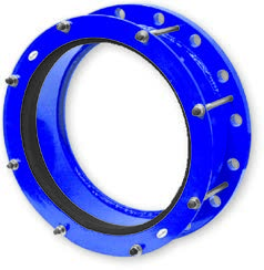 ŁĄCZNIKI Łącznik rurowo-kołnierzowy stalowy (RKS, RKS-RED) Steel flange adapter (RKS, RKS-RED) Соединитель фланцевый обжимной (RKS, RKS-RED) nr kat.