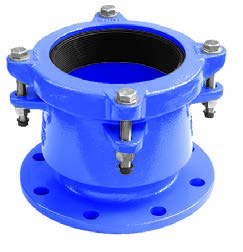 ŁĄCZNIKI Łącznik rurowo-kołnierzowy (RK) Flange adapter (RK) Соединитель фланцевый (RK) nr kat.