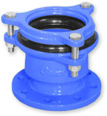 ŁĄCZNIKI Łącznik rurowo-kołnierzowy uniwersalny (RKU) Universal flange adapter (RKU) Соединитель фланцевый универсальный (RKU) nr kat.