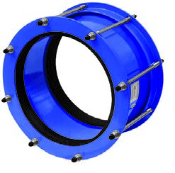 ŁĄCZNIKI Łącznik rurowy stalowy (RRS, RRS-RED) Steel pipe coupling (RRS, RRS-RED) Соединитель обжимной стальный (RRS, RRS-RED) nr kat.