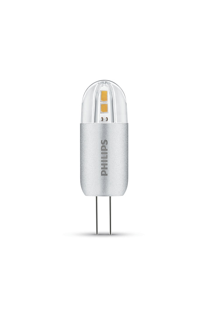 Philips LED Kapsułka 2 W (20 W) G4 Biała Bez możliwości przyciemniania 8718696419182 Znajomy strumień świetlny w nowoczesnym wzornictwie Brak kłopotów związanych z wymianą kapsułek Decydując się na