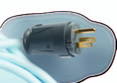 5 CS-EU Taki sam kabel o średnicy 2x2, 5mm 2 Obciążalność 10A LoRad CS-EU LoRad CS-BS Wersja BS odpowiada brytyjskim standardom (BS1363) LoRad Ekranowane kable zasilające Kable BS są dostępne tylko o