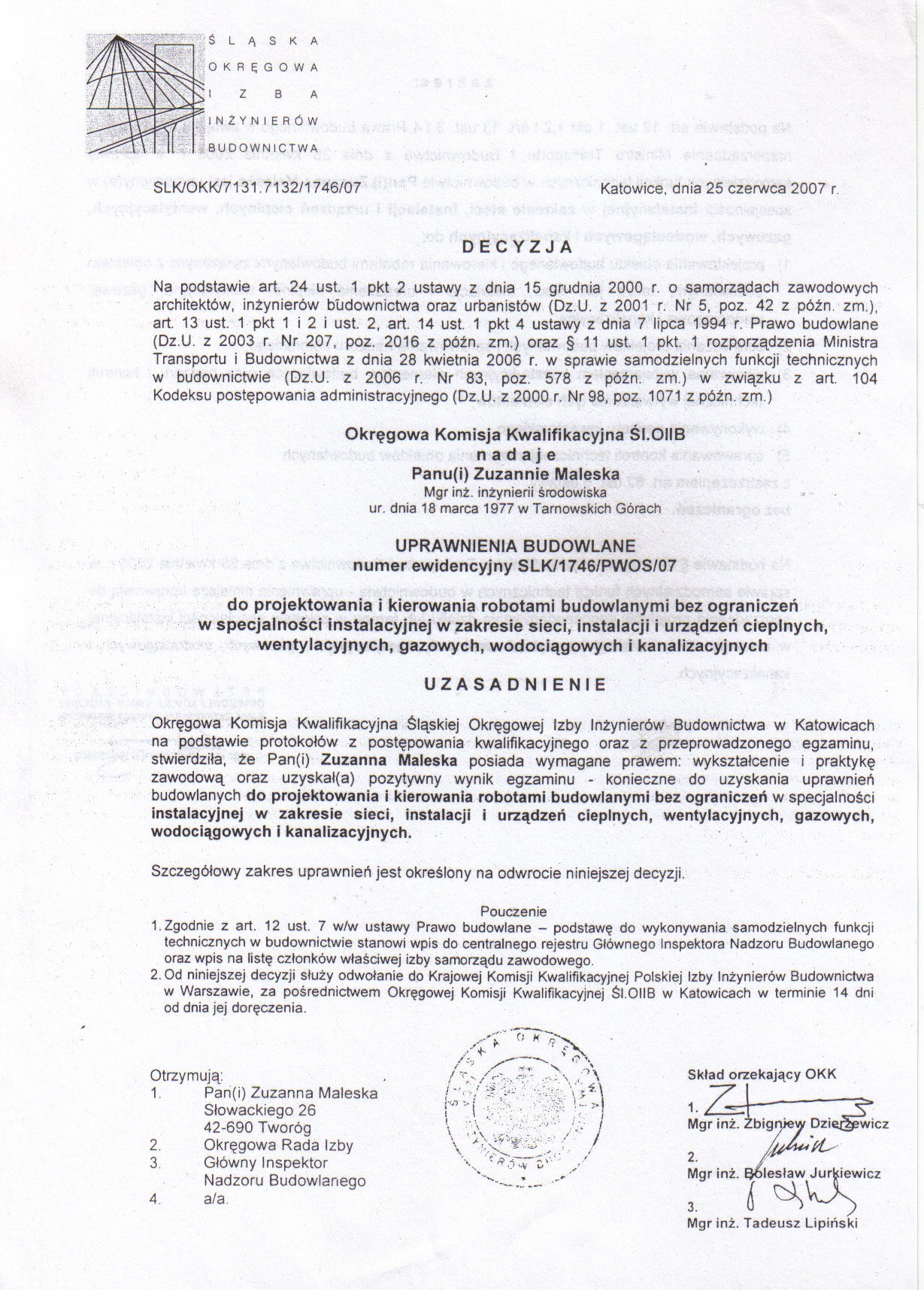 ZA ZGODNOŚĆ