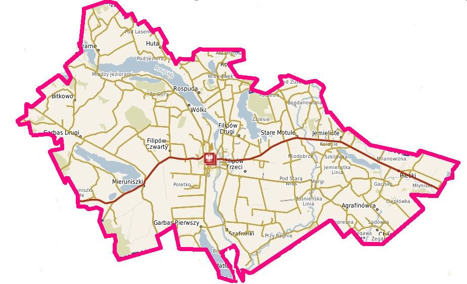 źródło: www.filipow.e-mapa.net 1. LUDNOŚĆ Ludność gminy Filipów podlega dynamicznym zmianom w czasie.