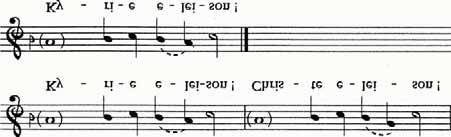 158 Alfonsas Motuzas VEPRIŲ KALVARIJŲ MALDOS IR GIESMĖS Visų šventųjų litanijos melodijos kilmė siekia grigališkojo choralo tradiciją.