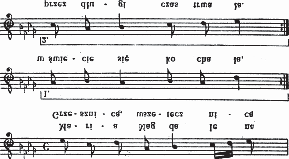 164 Alfonsas Motuzas VEPRIŲ KALVARIJŲ MALDOS IR GIESMĖS Iš pateiktų pavyzdžių matyti, kad lietuviškos melodijos yra beveik identiškos.