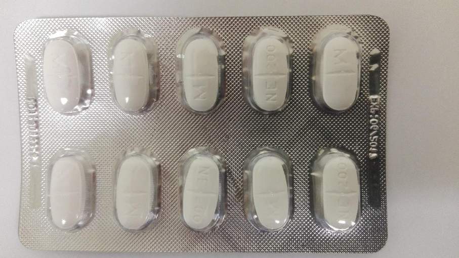 Nevirapine Mylan 200mg tabletka Białe lub prawie białe, owalne, obustronnie wypukłe tabletki o