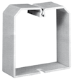 Korytka kablowe perforowane/ Slotted trunking / Перфорированные кабельные каналы Uchwyty przytrzymujące przewody w korytkach Materiał: poliamid : szary (RAL 7035) Holders for wires in the trunking