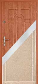 KATALOG DRZWI 33 INTRO skrzydła okleinowane, wzmocnione (frezowane lub płaskie) KONSTRUKCJA Dark (DR) Alder (AR) Pear (PR) Nuss (NR) Ramiak drewniany, wzmocniony wewnętrzną konstrukcją, wypełniony