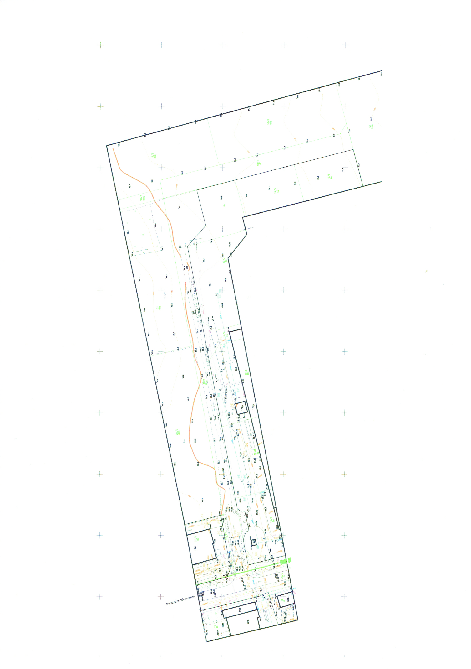 N Mapa dokumentacyjna skala 1 : 1000 2000 s-2/50,10 I Objaœnienia: s-2/51,2 - numer i