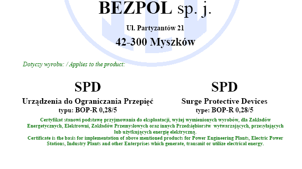 Ograniczniki BOP-R