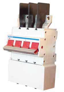 Urządzenia modułowe Rozłączniki izolacyjne TIK 8mm 125 A gg 250 A gg (20-125 A) (160-250 A) OFF 20.000 20 35 7.5 10.000 690 V.