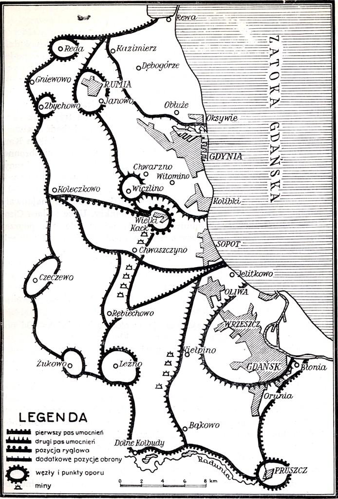 Umocnienia niemieckie w rejonie
