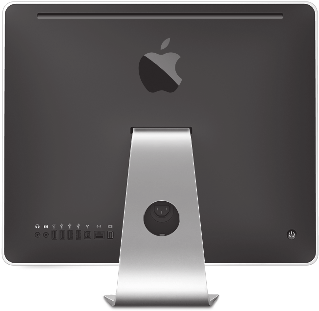 Inne elementy komputera imac Gniazdo zasilania Gniazdo zabezpieczające