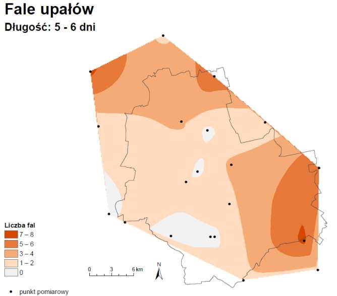 Okres 2008-2014 w Warszawie Był najcieplejszym w historii pomiarów Charakteryzował się falami upałów także poza okresem