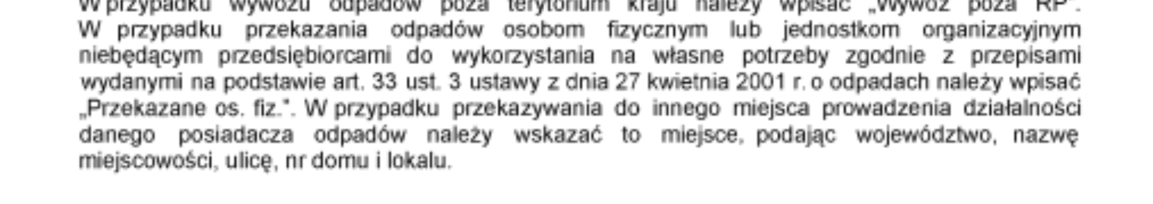 PROGRAM USUWANIA AZBESTU I WYROBÓW