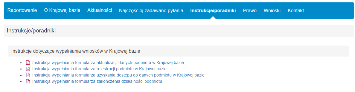 (wszystkich instalacji)); 22) Osoby upoważnione do kontaktu (wskazanie, który z użytkowników przypisanych dla danego podmiotu jest właściwy w zakresie wprowadzania danych dla danego MKzŚ i do