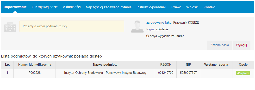2) Zaleca się wprowadzanie danych w sprawozdaniach w sposób liniowy, tj.