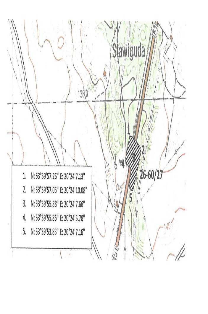 13 MAPA W SKALI 1:10.000 UKŁAD WSPÓŁRZĘDNYCH KARTOGRAF.