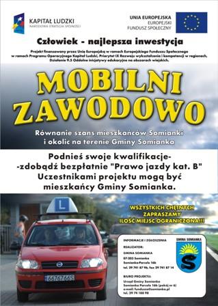 Mobilni zawodowo równanie szans mieszkańców Somianki i okolic na