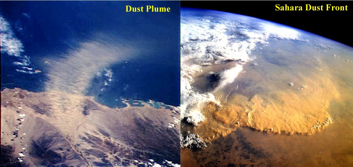 Dust emission Naturalne źródła emisji, w tym pyłu(wulkany, pustynie,erozja gleby,