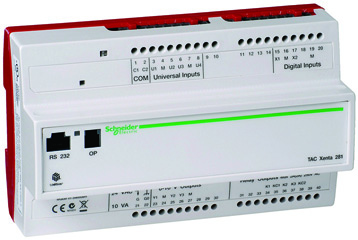 TAC Vista TAC Xenta 280 Sterowniki swobodnie programowalne TAC Xenta 280 należy do rodziny sterowników swobodnie programowalnych i jest przeznaczona do sterowania systemów grzewczych i
